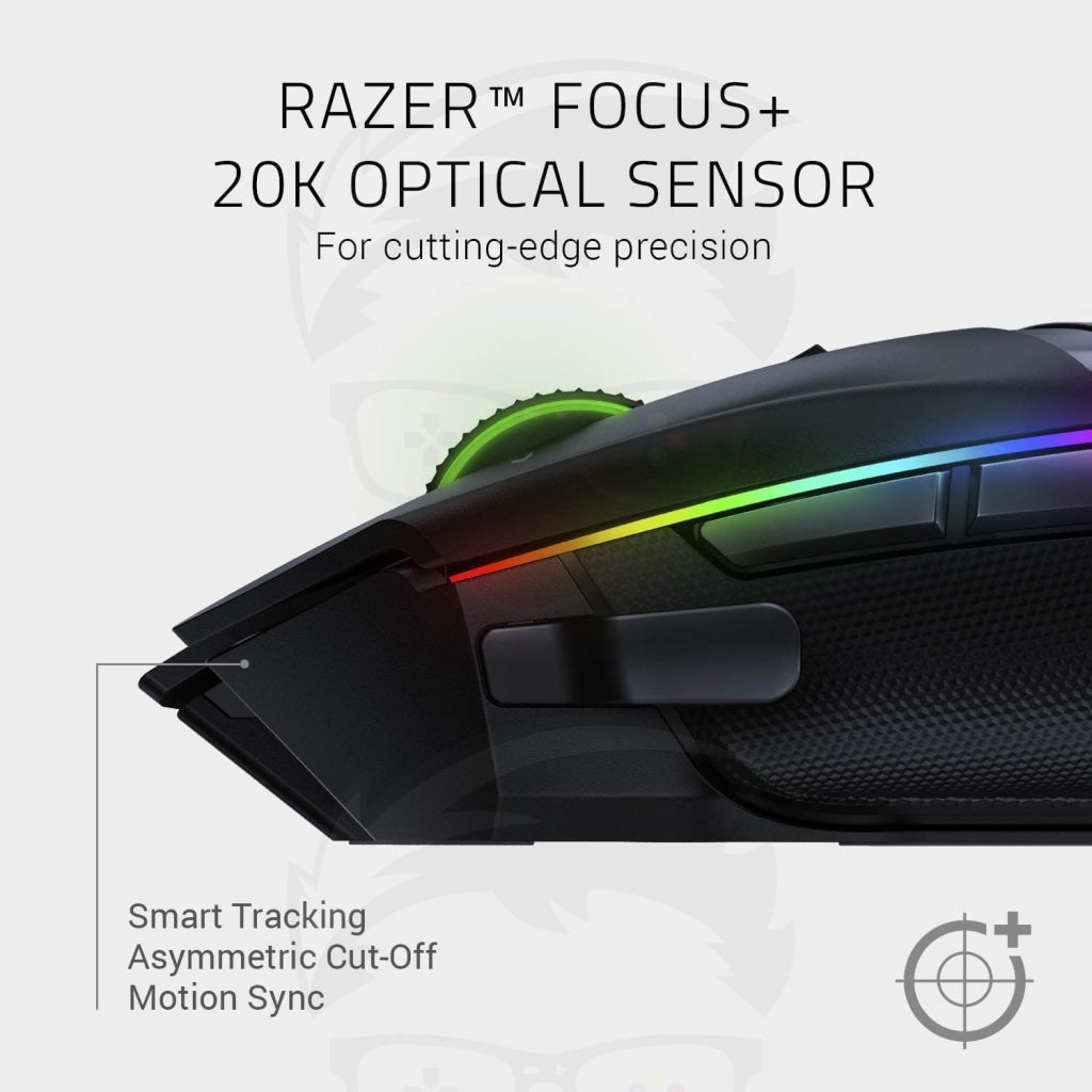 Razer Basilisk Ultimate Wireless Gaming Mouse with 11 Programmable Buttons Razer Basilisk Ultimate Wireless Gaming Mouse with 11 Programmable Buttons
